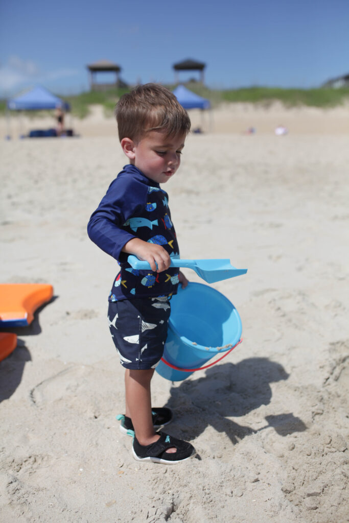 baby on the beach