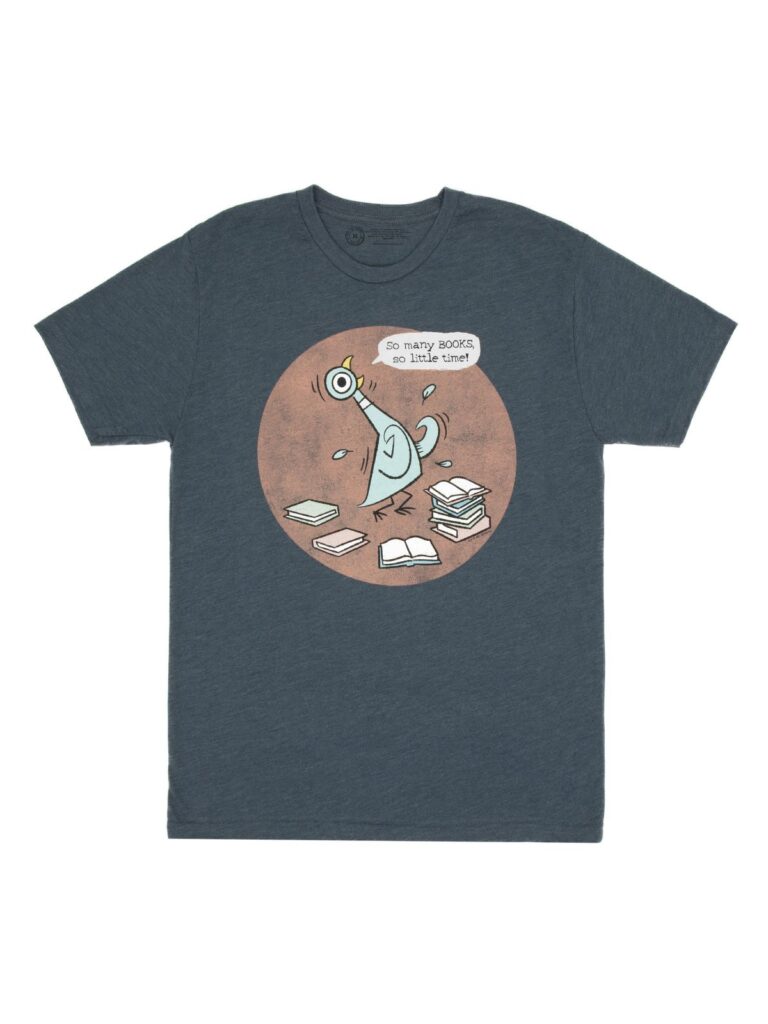 T-shirt with Pigeon from Mo Willems books