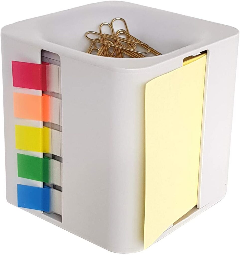 White cube supply organizer