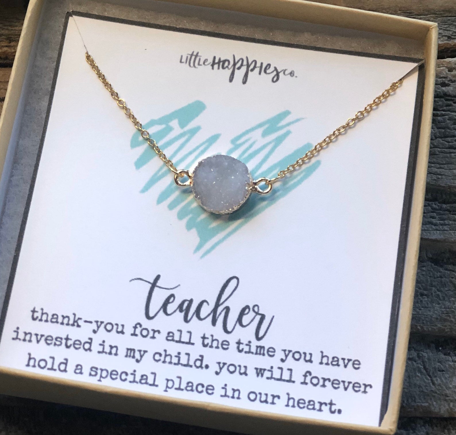 Teacher necklace