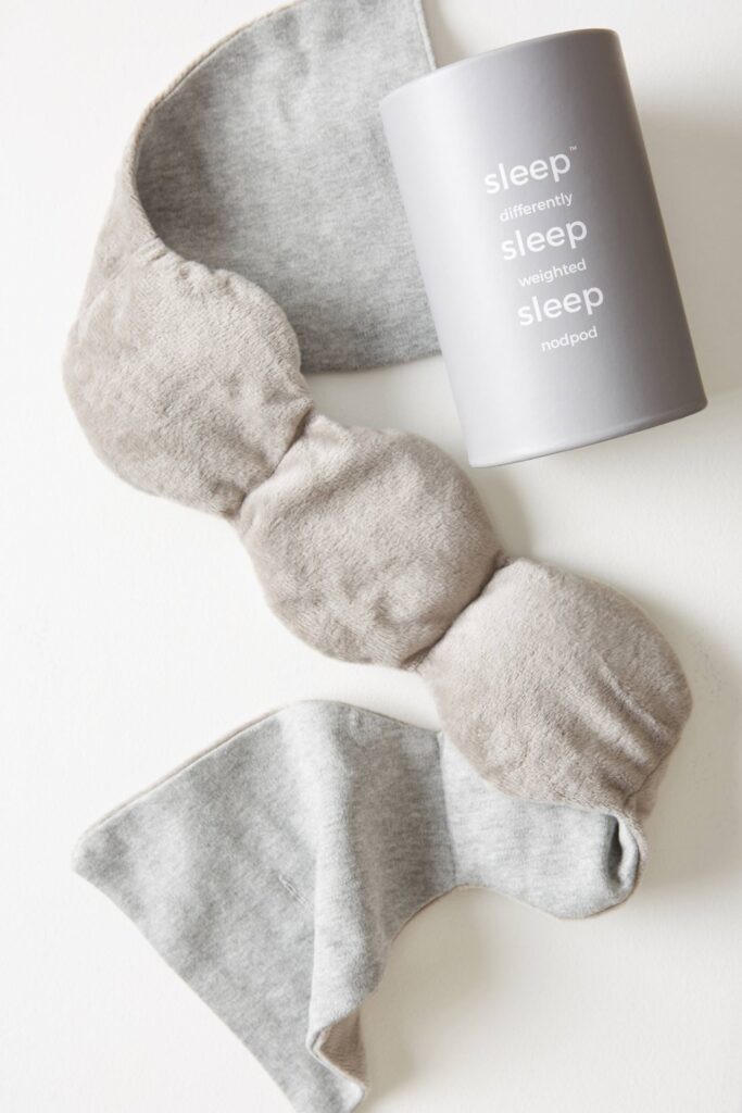 Weighted eye mask