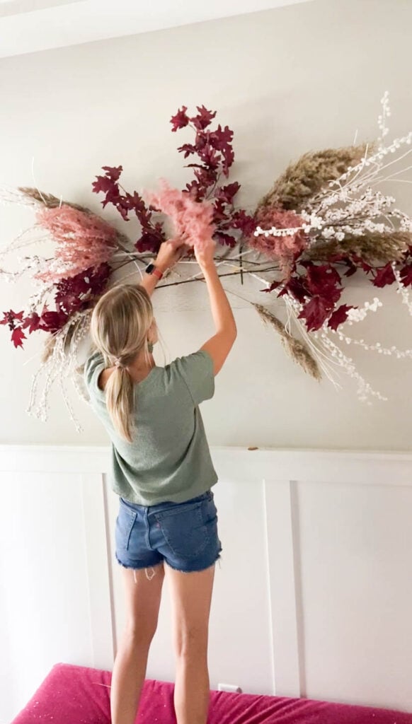 hanging dried florals