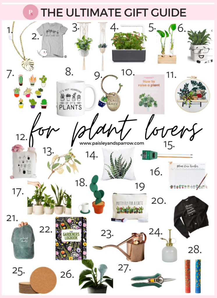 The ultimate gift guide for plant lovers - 28 ideas