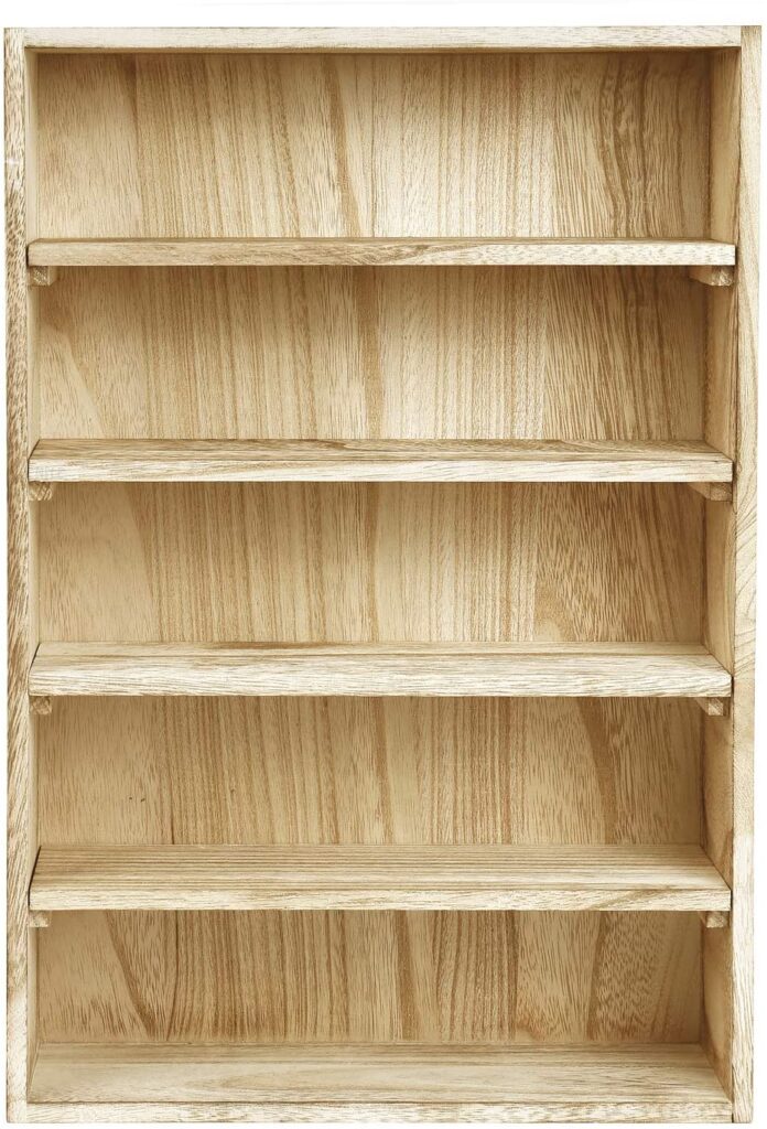 Wooden Wall-Mounted Display Shelves