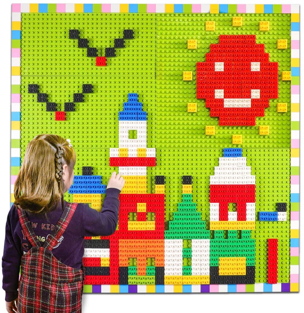 Build On Wall Or Table - Customize Building Block Wall