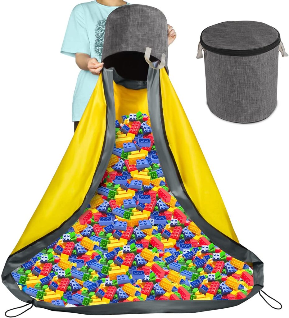 Toy Storage Basket and Play Mat