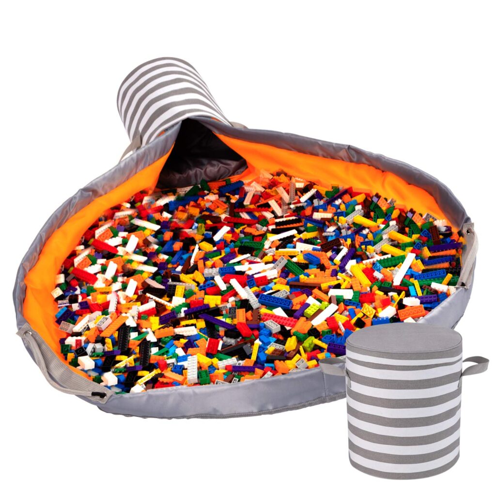 Toy Storage Basket and Play Mat