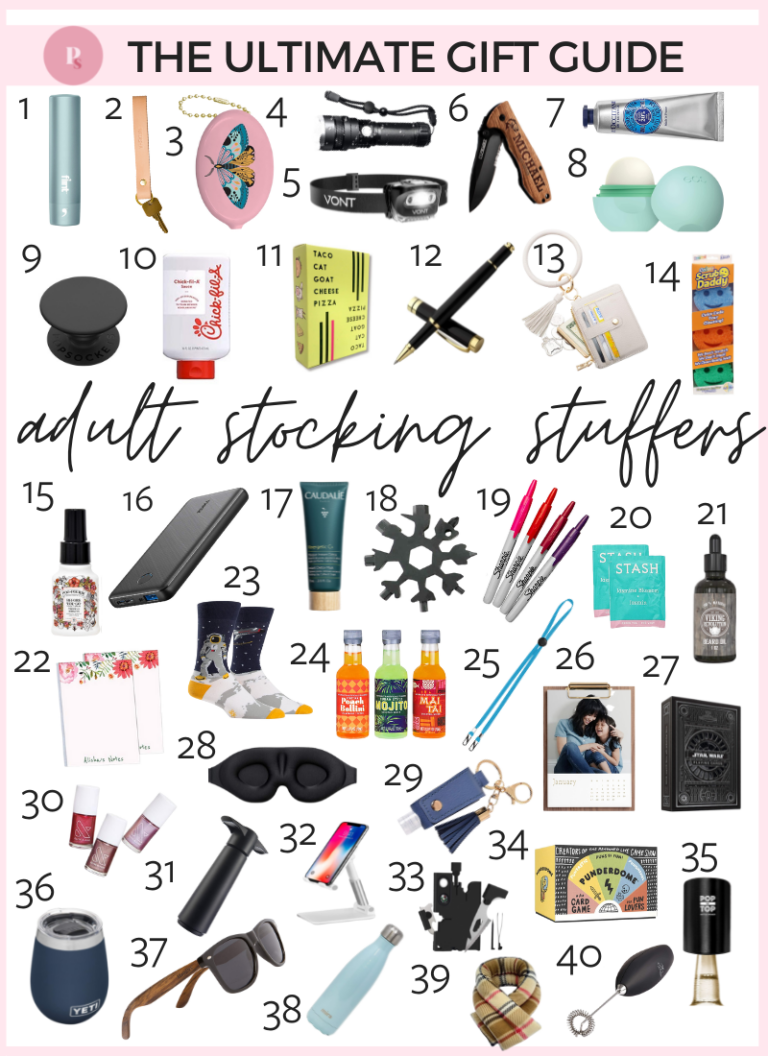 Adult Stocking Stuffer Guide - 40 Ideas For Men And Women - Paisley ...