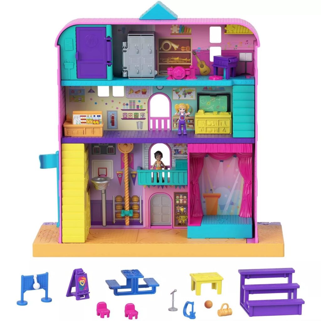 Polly Pocket Pollyville Mighty School Playset