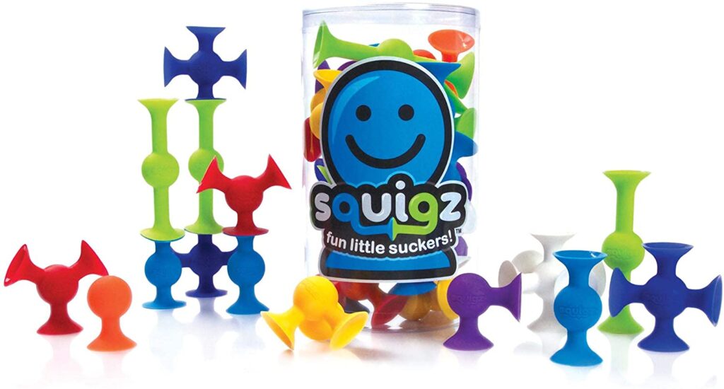 Squigz silicone sucker toys