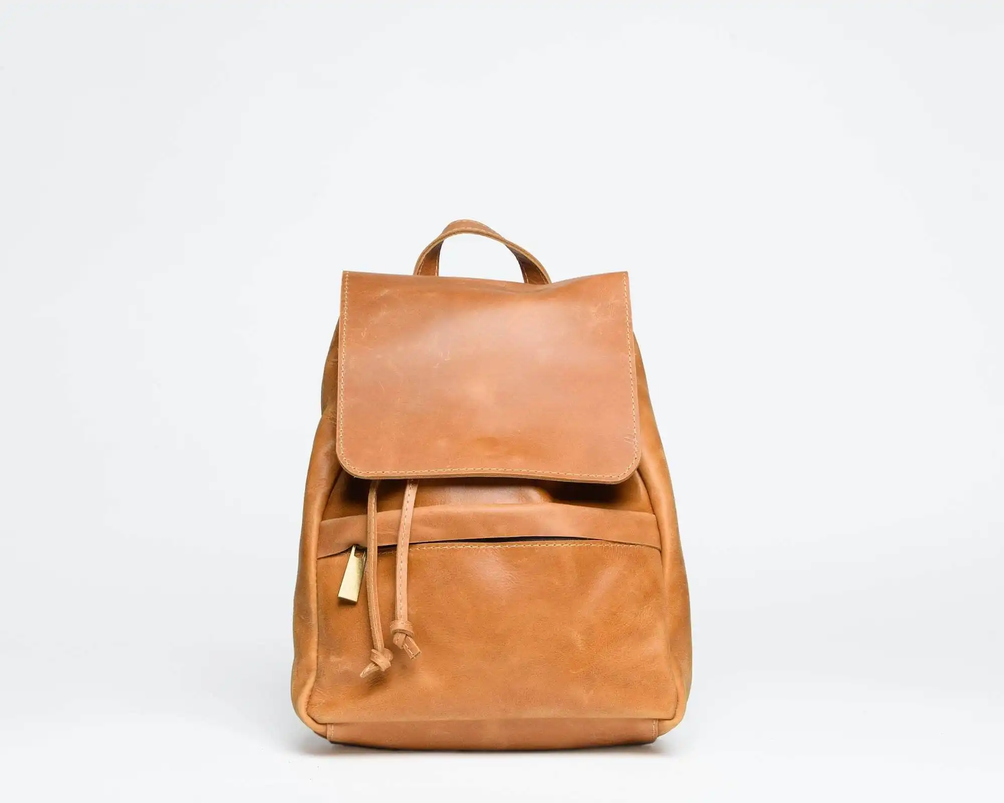 Mini Enku Leather Backpack