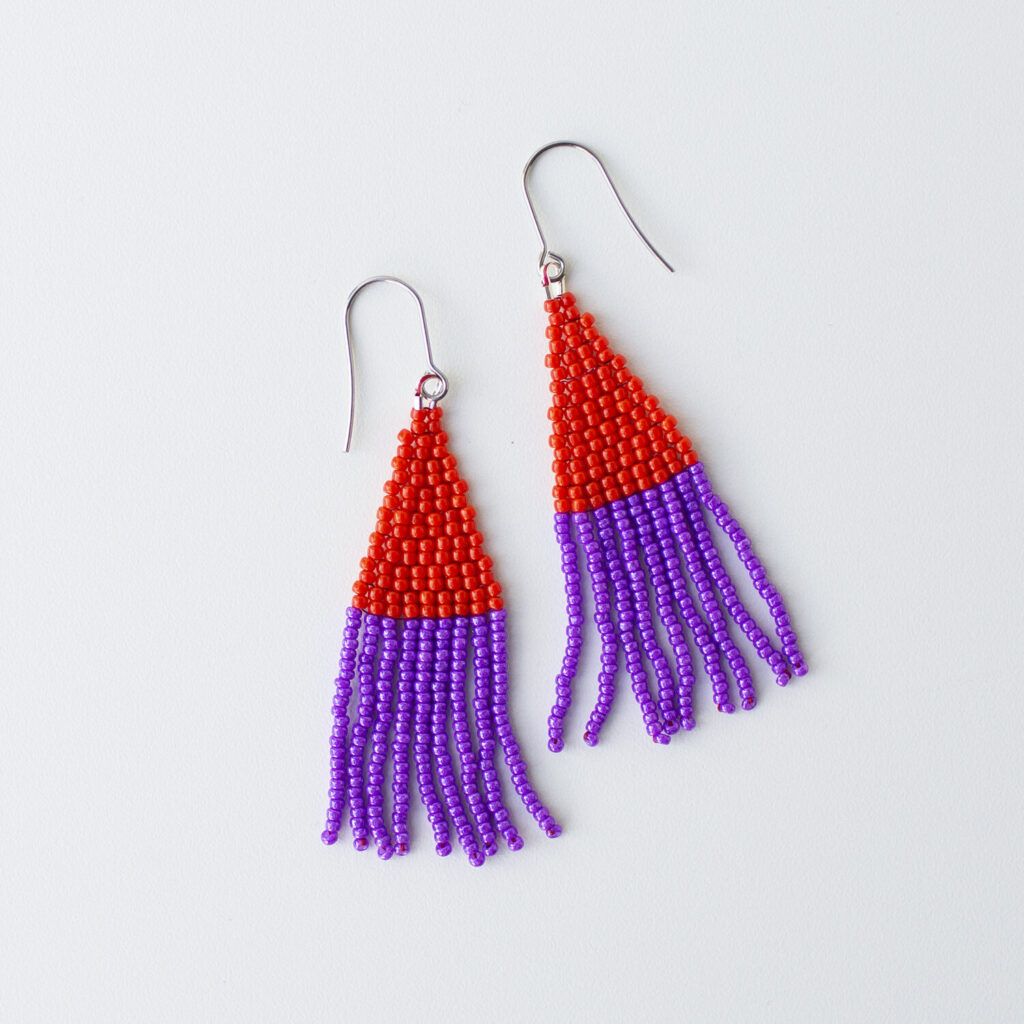 Every Day beaded earring