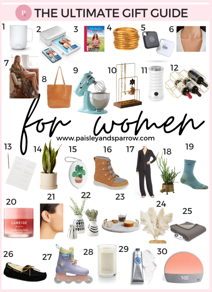 The ultimate gift guide for women - 30 ideas