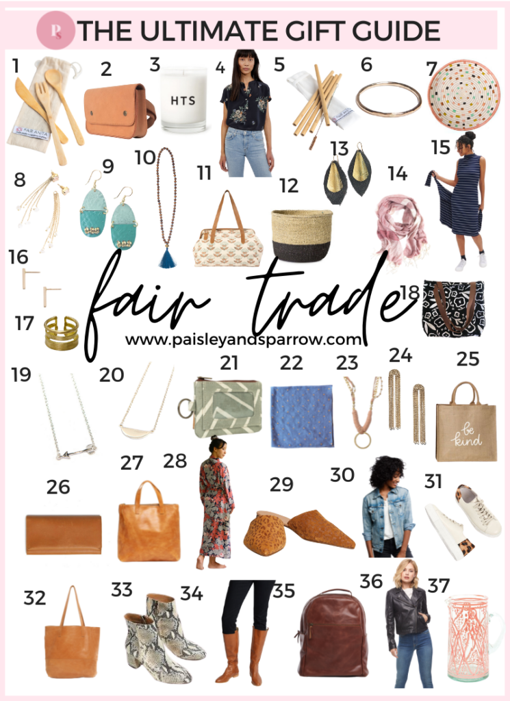 The ultimate fair trade gift guide - 37 ideas