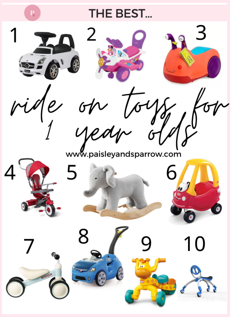 The best ride-on toys for 1-year-olds - 10 ideas
