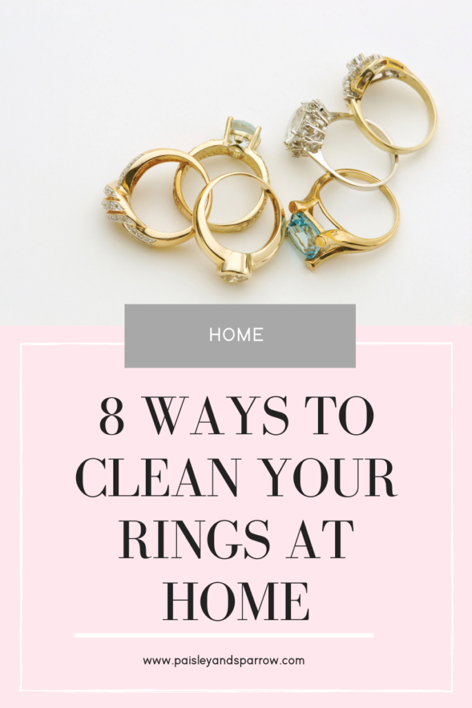 How To Clean Gold Ring Bands at Home