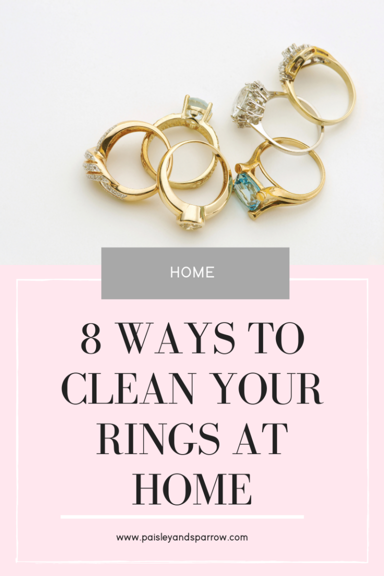How to Clean All Your Rings at Home Paisley & Sparrow
