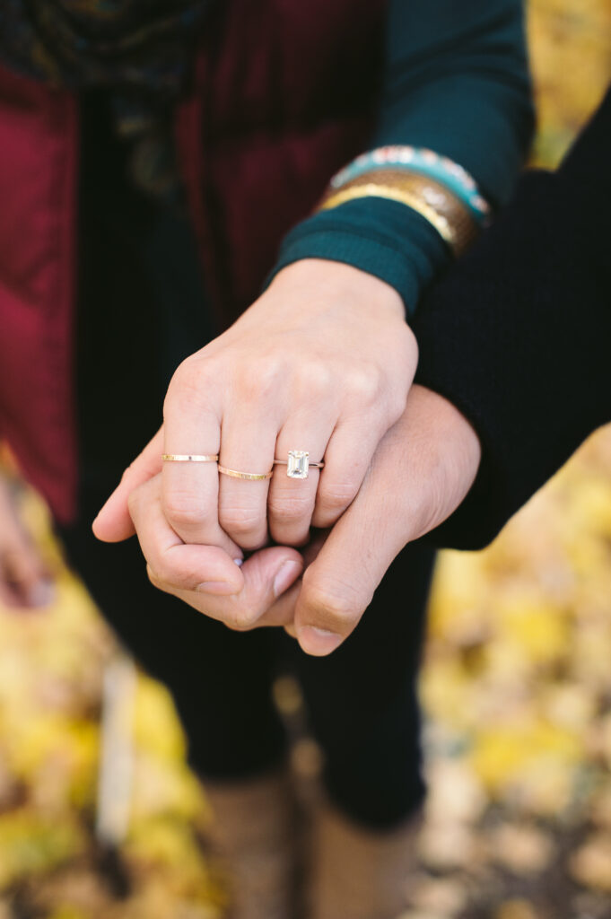 emerald cut engagement ring