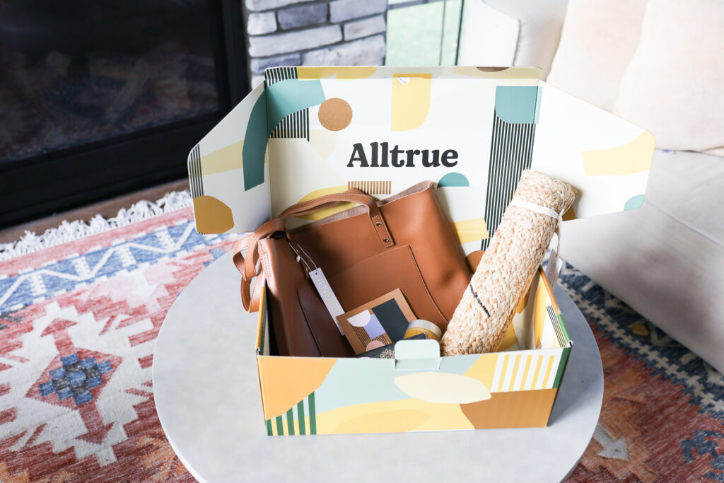 alltrue box layed open on table