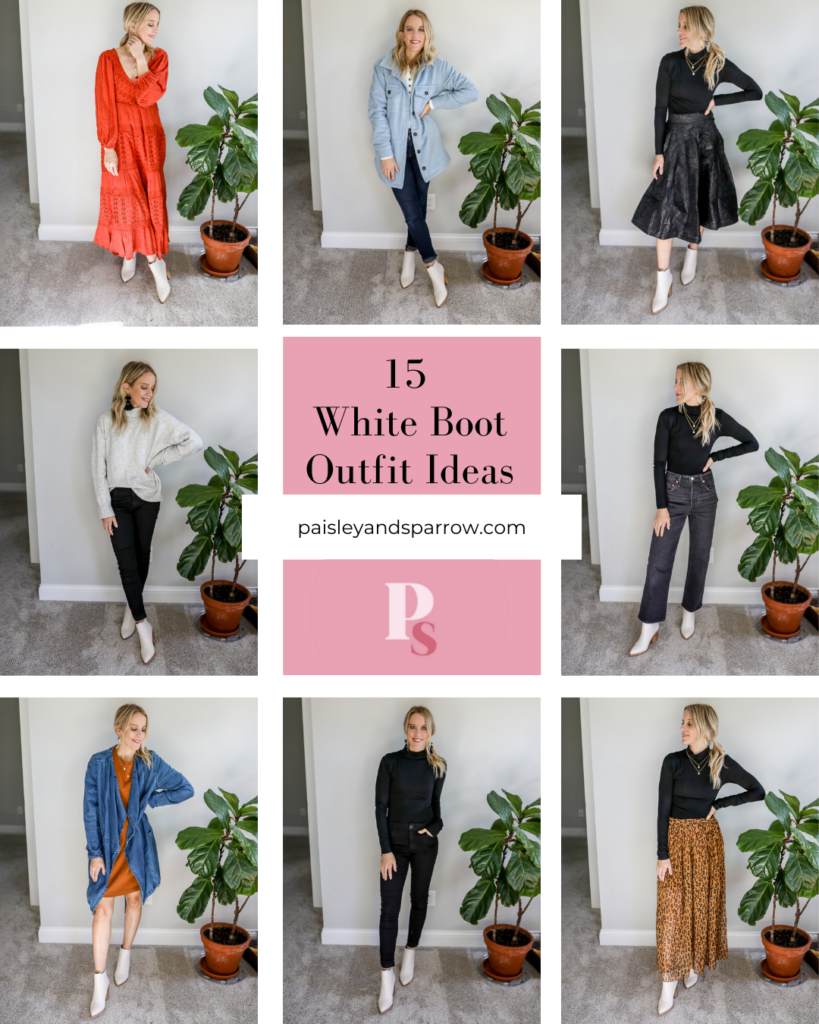 8 Different White Boot Outfit Ideas