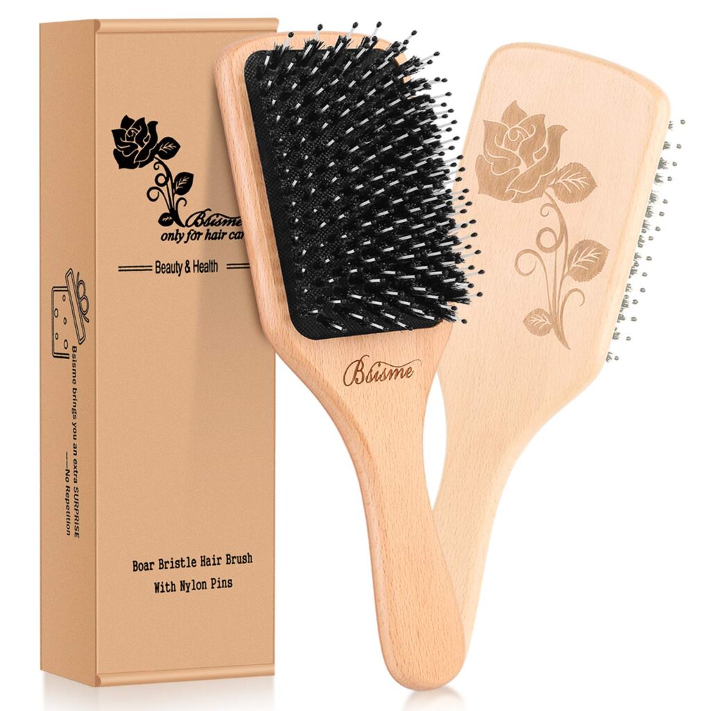 Bsisme Hair Brush-Boar Bristle Hairbrush