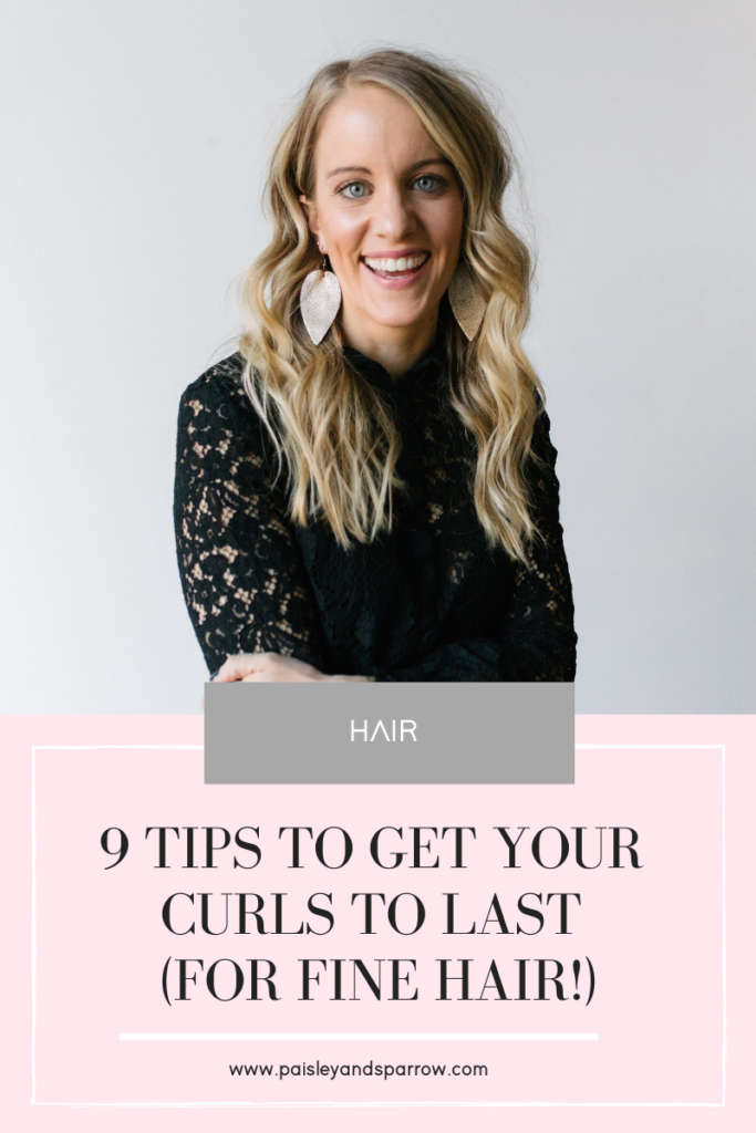 Best way to curl fine clearance hair