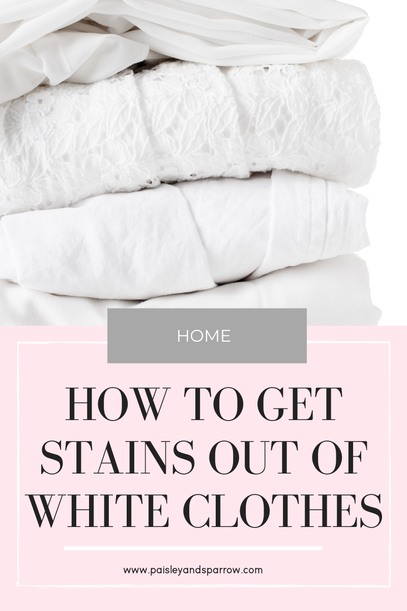 How to Get Stains Out of a White Shirt Easily