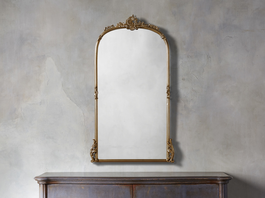 amelie wall mirror in gold