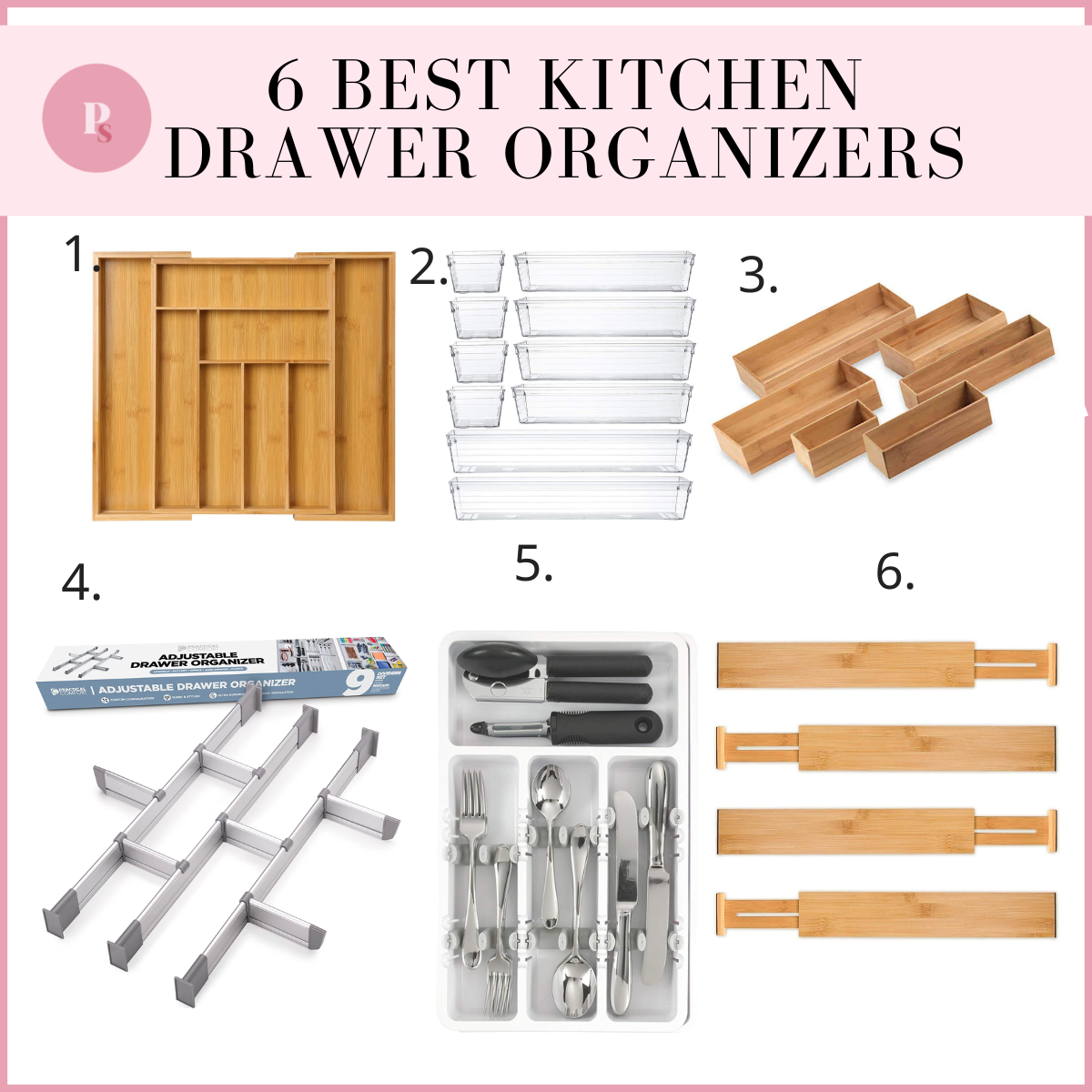 kitchen drawer organizers