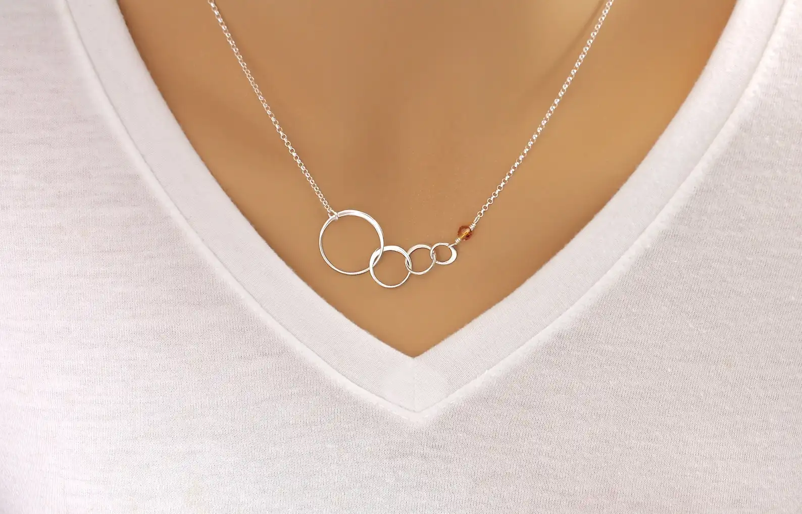 4 Four Circle Necklace