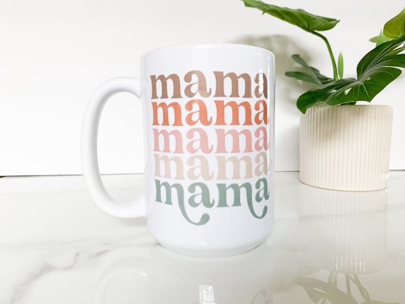 Retro style mama mug
