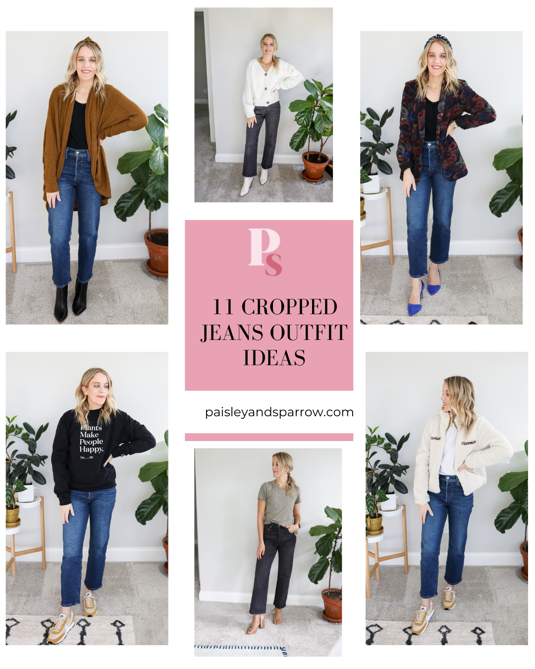 How To Wear Cropped Jeans 11 Outfit Ideas Paisley Sparrow