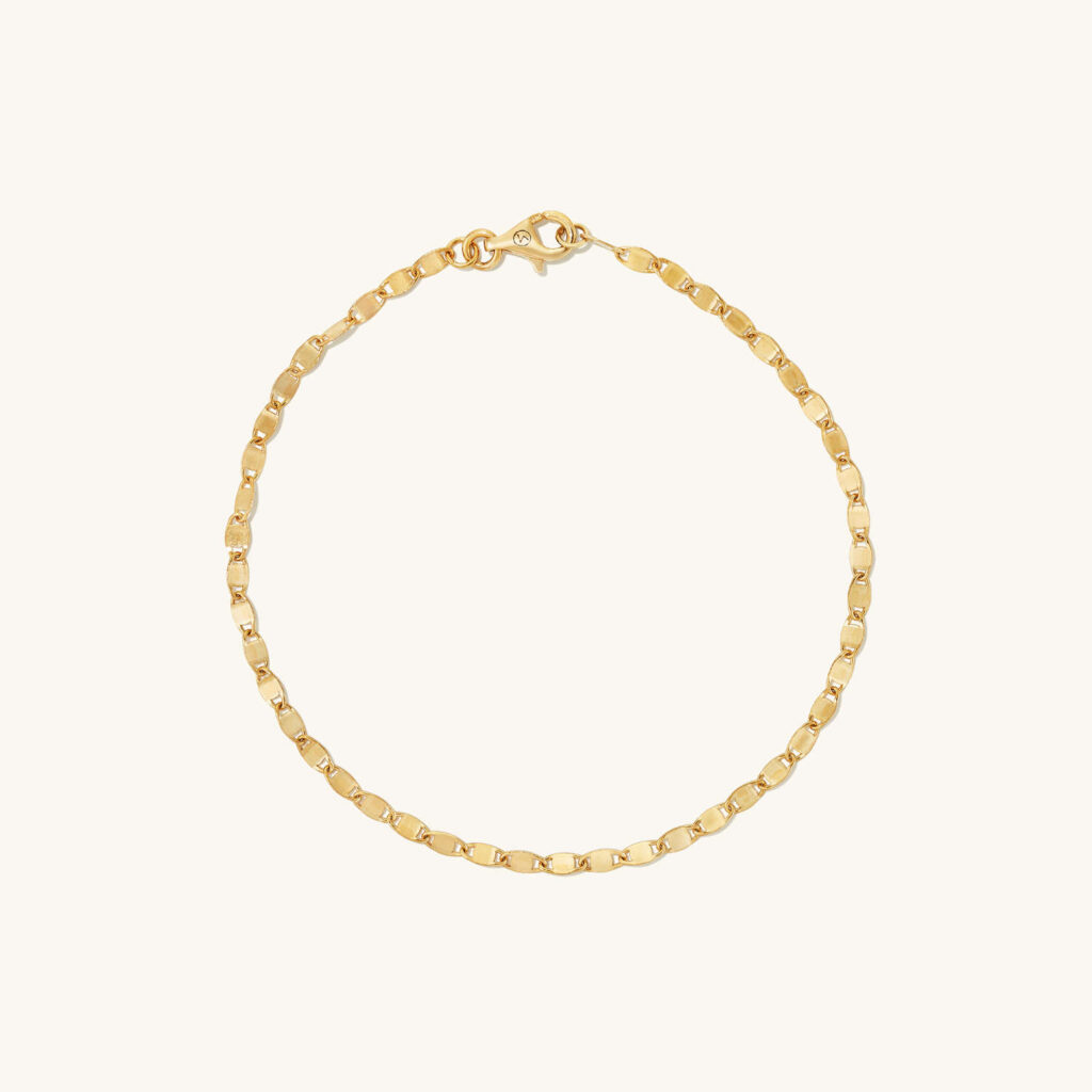 Mejuri Anchor Chain Anklet