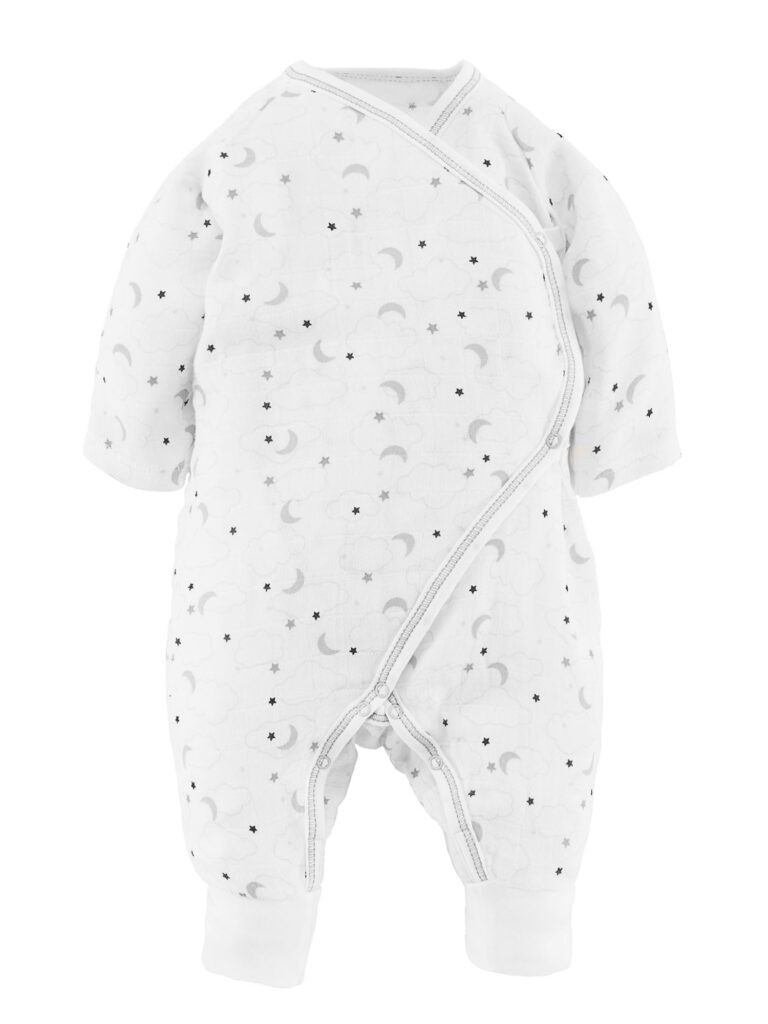 Muslin Side Snap Kimono by Under the Nile