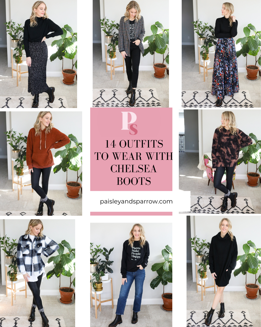 10 Chelsea Bootie Outfit Ideas - Paisley & Sparrow