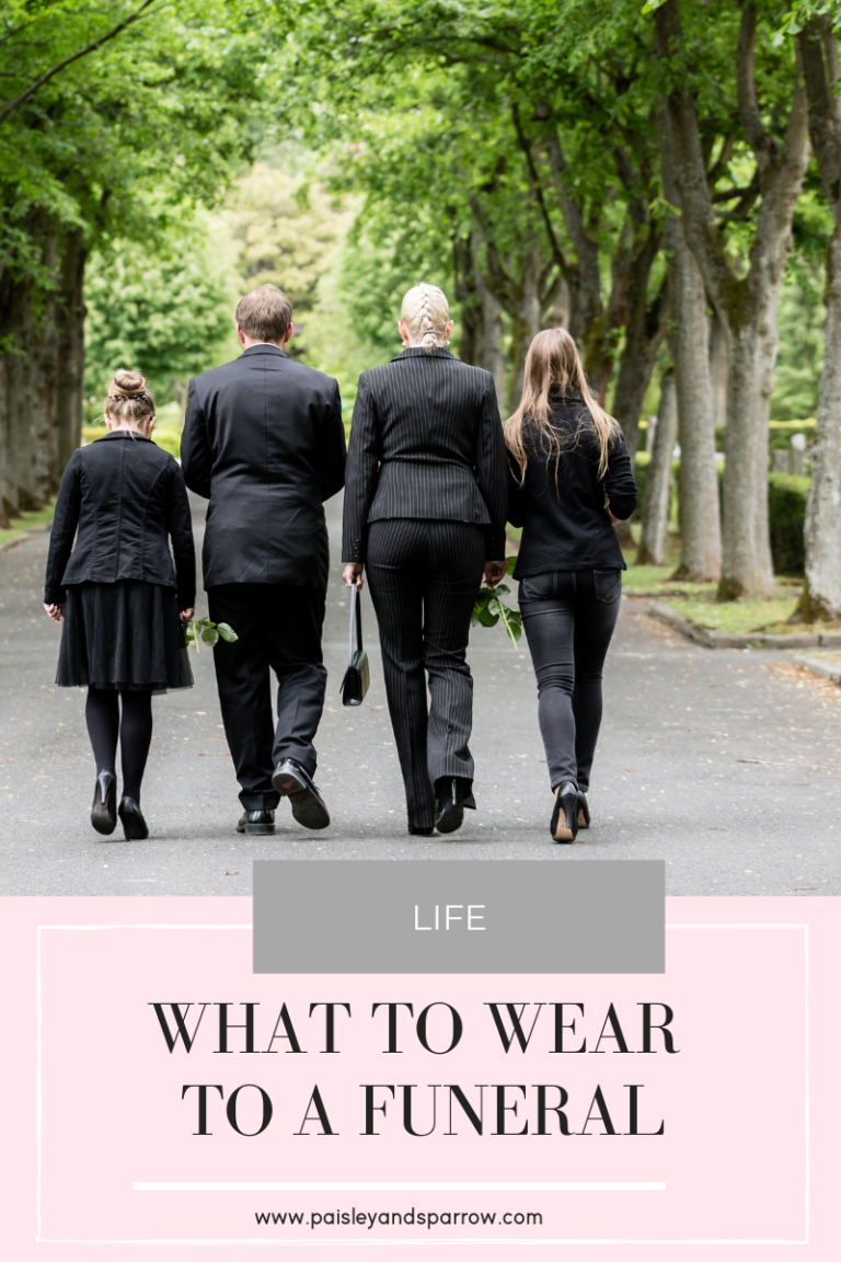 What To Wear To A Funeral (Men, Women & Kids) Paisley & Sparrow