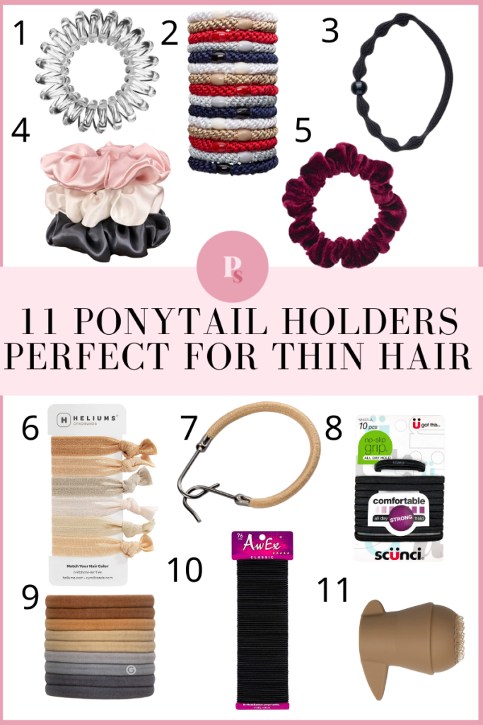 11 Best Ponytail Holders for Thin Hair - Paisley & Sparrow