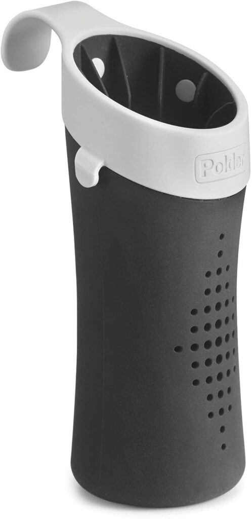 Silicone holder for curling irons