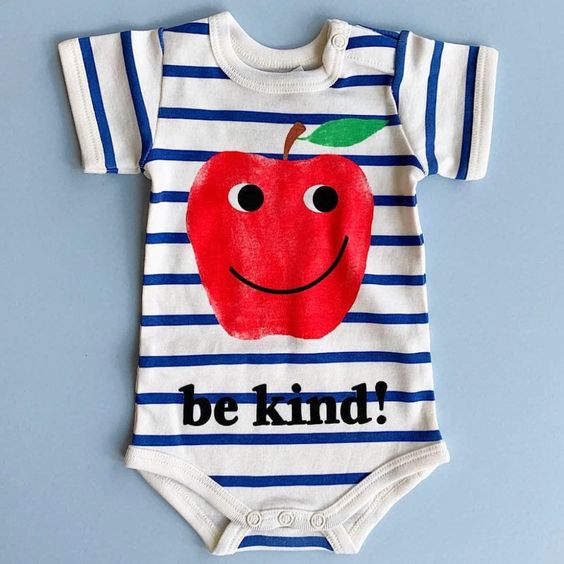 Organic Baby One-Piece - 'be kind'