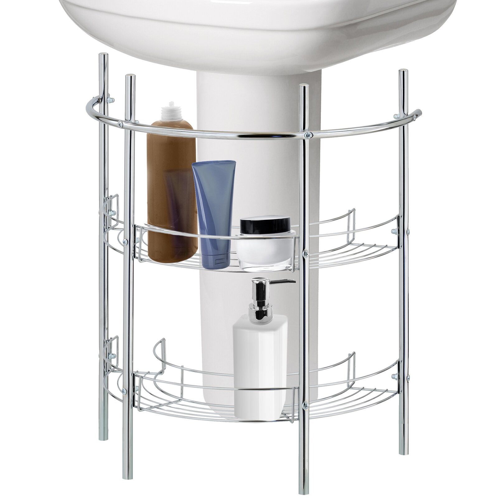2-Tier Metal Under Sink Organizer