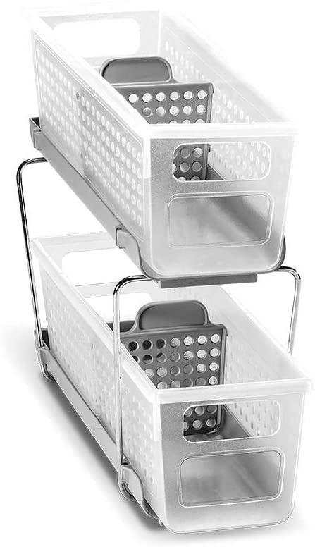 Slim 2-tier baskets