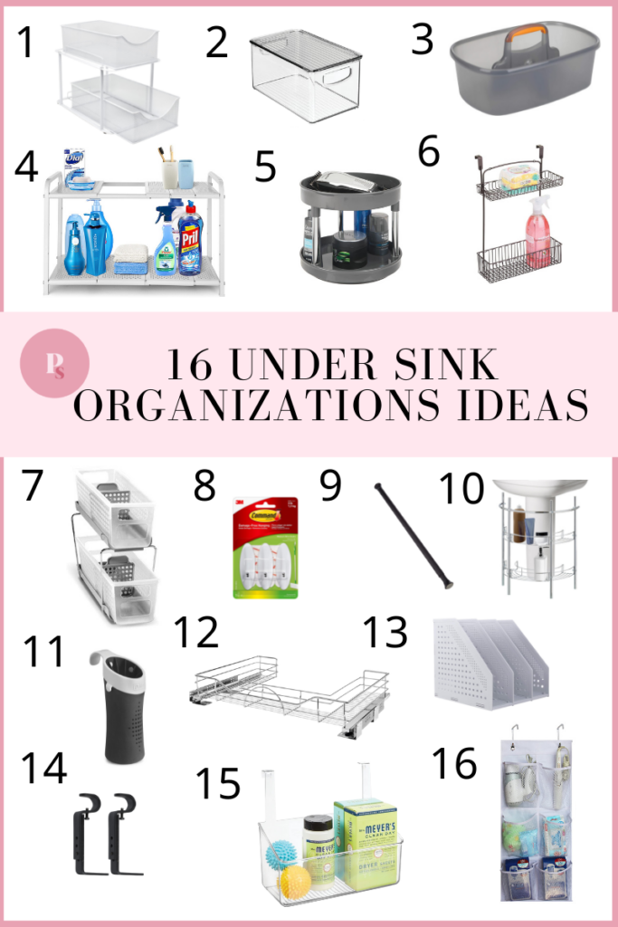 16 Genius Under-Sink Organizing Ideas - Paisley & Sparrow