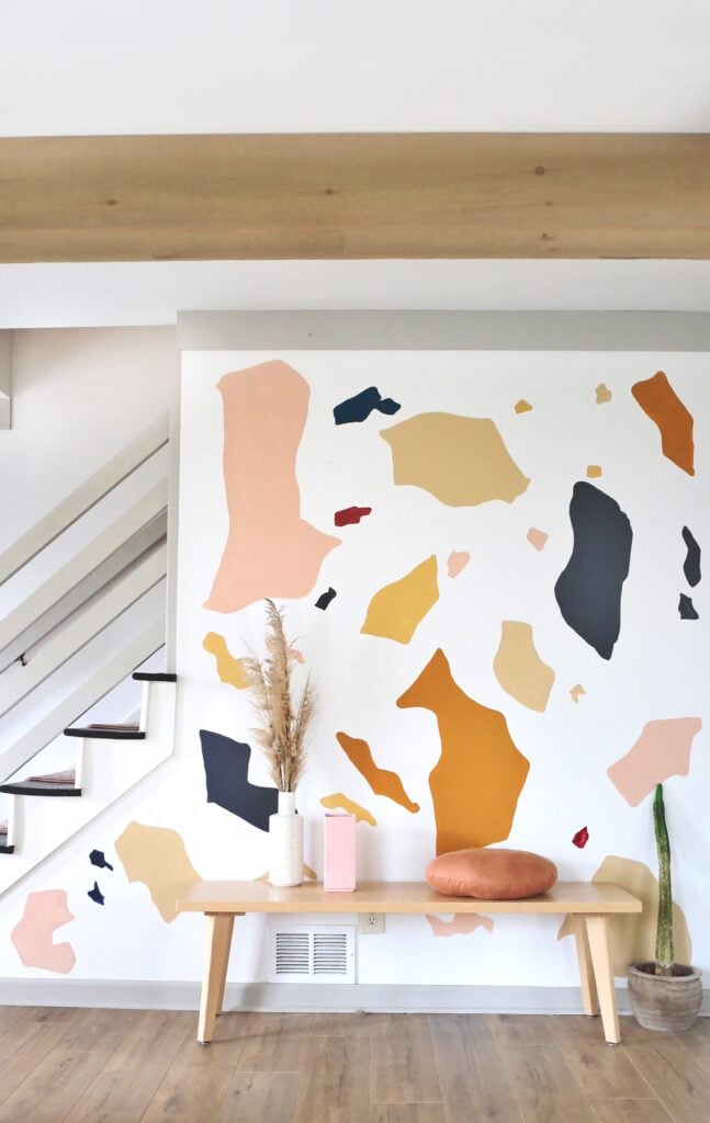 abstract wall painting