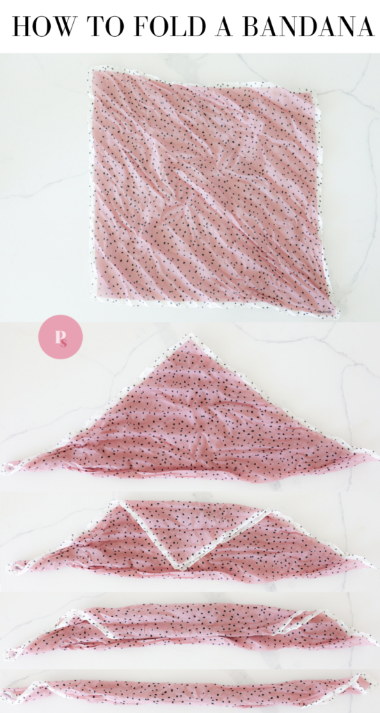 how to fold a bandana