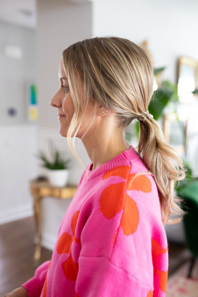 woman wearing Invisibobble Cord Hair Tie