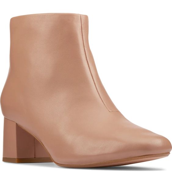 clarks zip bootie