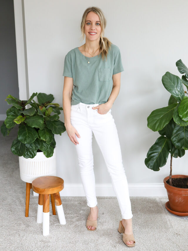 White Jeans Outfits for Summer