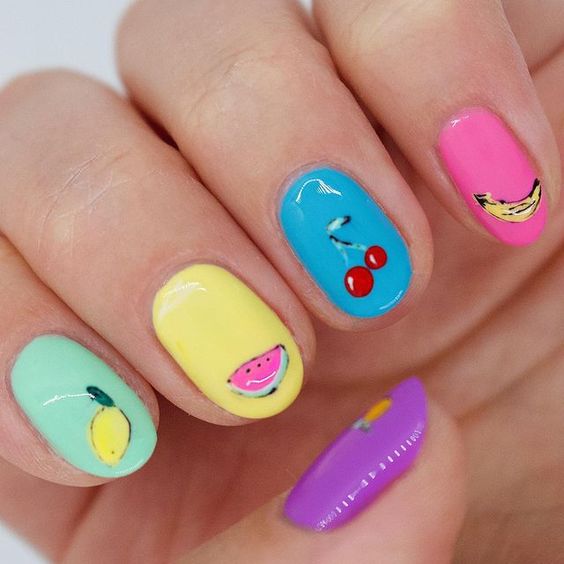 nails designs for short nails for kids