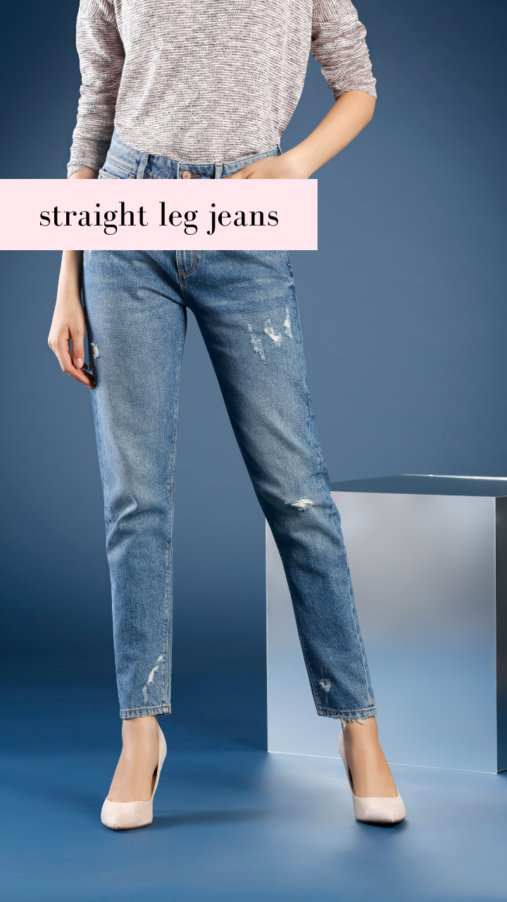 straight leg jeans