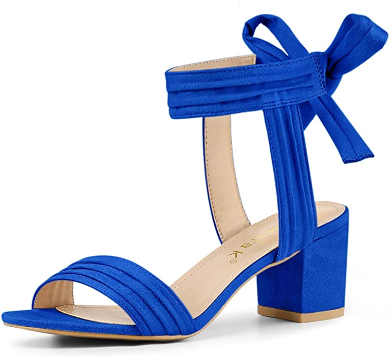 Allegra K Ankle Tie Sandals